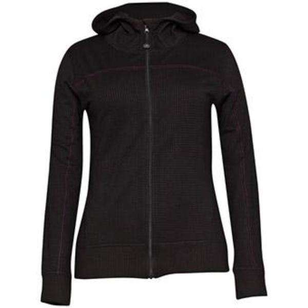 Terramar Black Geo Fleece Womens Jacket Medium - Hoodie w/Drawstring ...