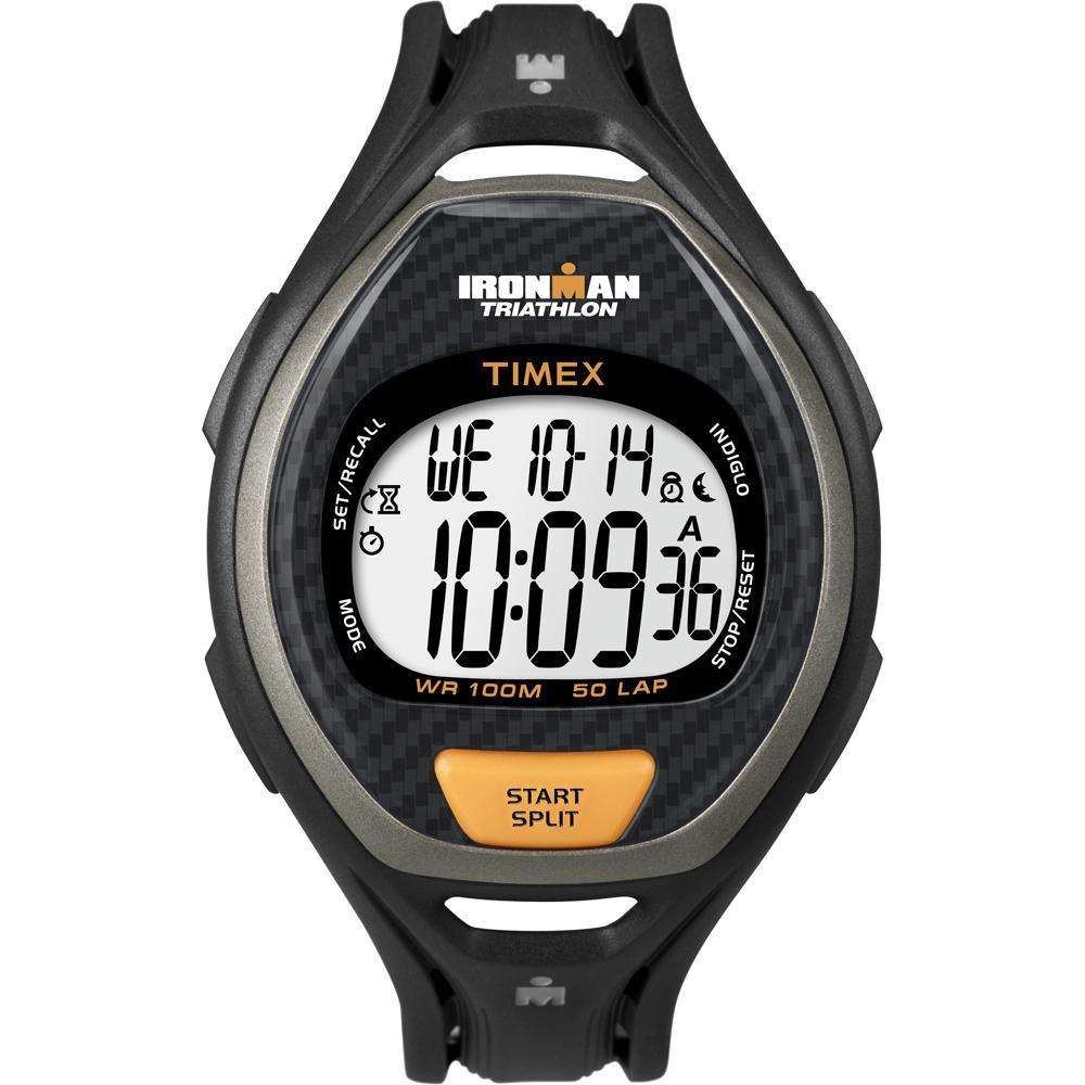 Timex Black/orange Ironman 50 Lap Mens Digital Watch - Push Button ...