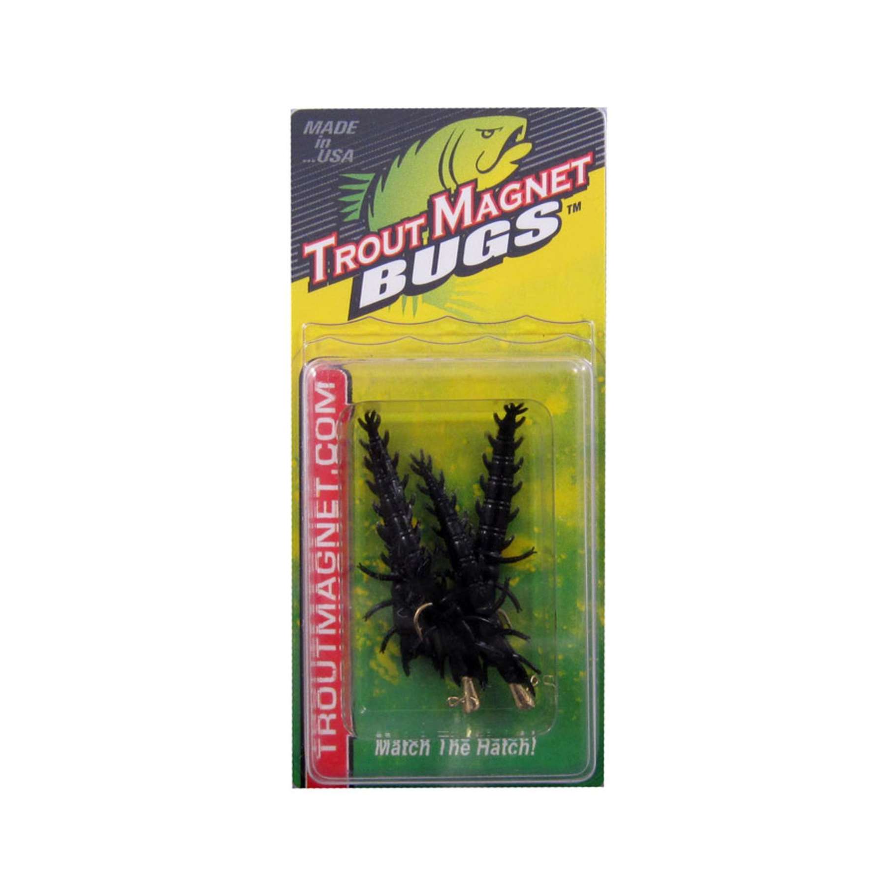 Trout Magnet Trout Bugs 6 Piece LG Helgramite - Great Addition To