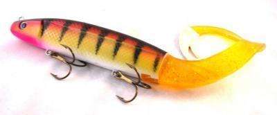 Tyrant Tackle Lure Sucker - Hard Body/Rubber Tail/Tail Is Replaceable
