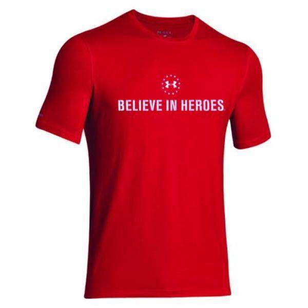 Wounded warrior believe in heroes best sale shirt