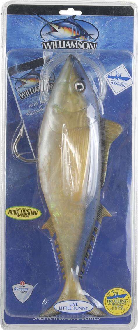 Williamson Live Little Tunny 14- Rigged Fishing Lure (yellow Fin , Size-  14) - Lveltletnny 14rgd Yllw Fin at OutdoorShopping