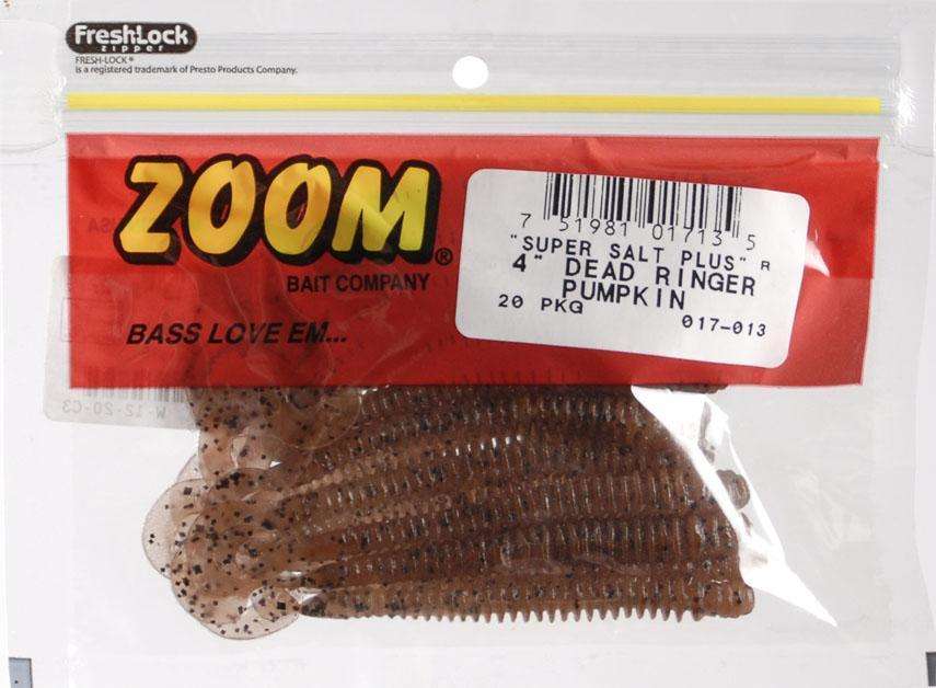 Zoom Dead Ringer 4'' Pumpkin 20Pk – Hammonds Fishing