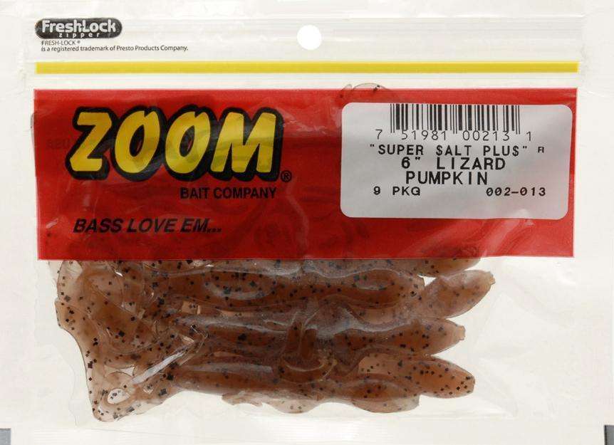 Zoom Watermelon Red Baby Brush Hog Bait 12 Pack - Ideal For Bass